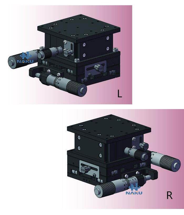 XYZ-axis Precision Manual Fine Tuning Platform T80-70J Three Dimensional Adjusting Table 80*80